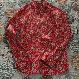 J. Crew Liberty Print Shirt